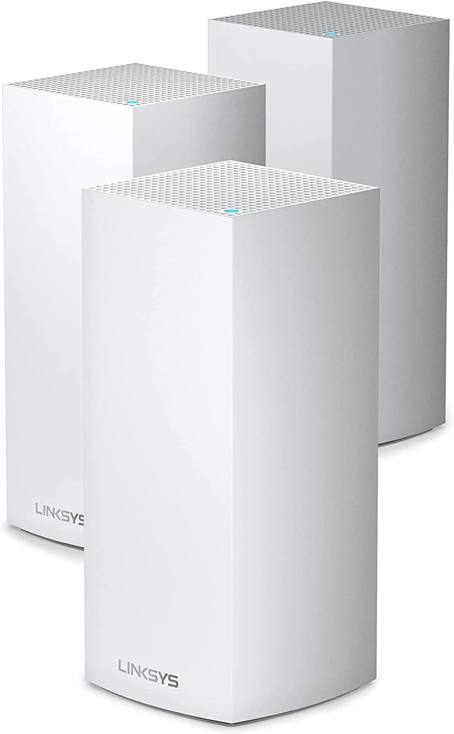 Linksys Velop 6 WiFi Tri-Band AX4200 Router Home WiFi Mesh System 8,100 Sq. ft Coverage, 120+ Devices MX12600 - 3-Pack (Renewed)